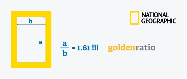 Golden Ratio in National Geographic logo