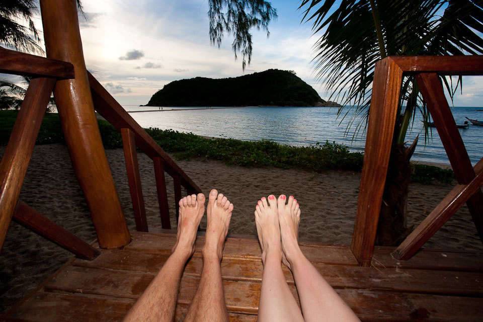 Haad Salad beach. Ko Pha-ngan, Thailand.